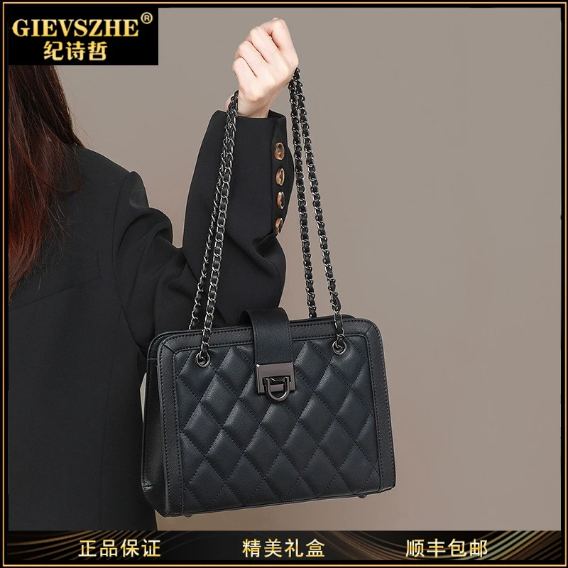 GIEVSZHE纪诗哲单肩包包女款新款斜挎包大容量女包生日礼物送女友