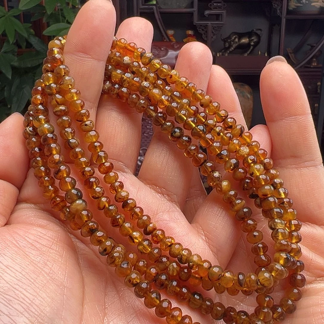 琥珀未镶嵌裸石抚顺琥珀20205五多样性发其一