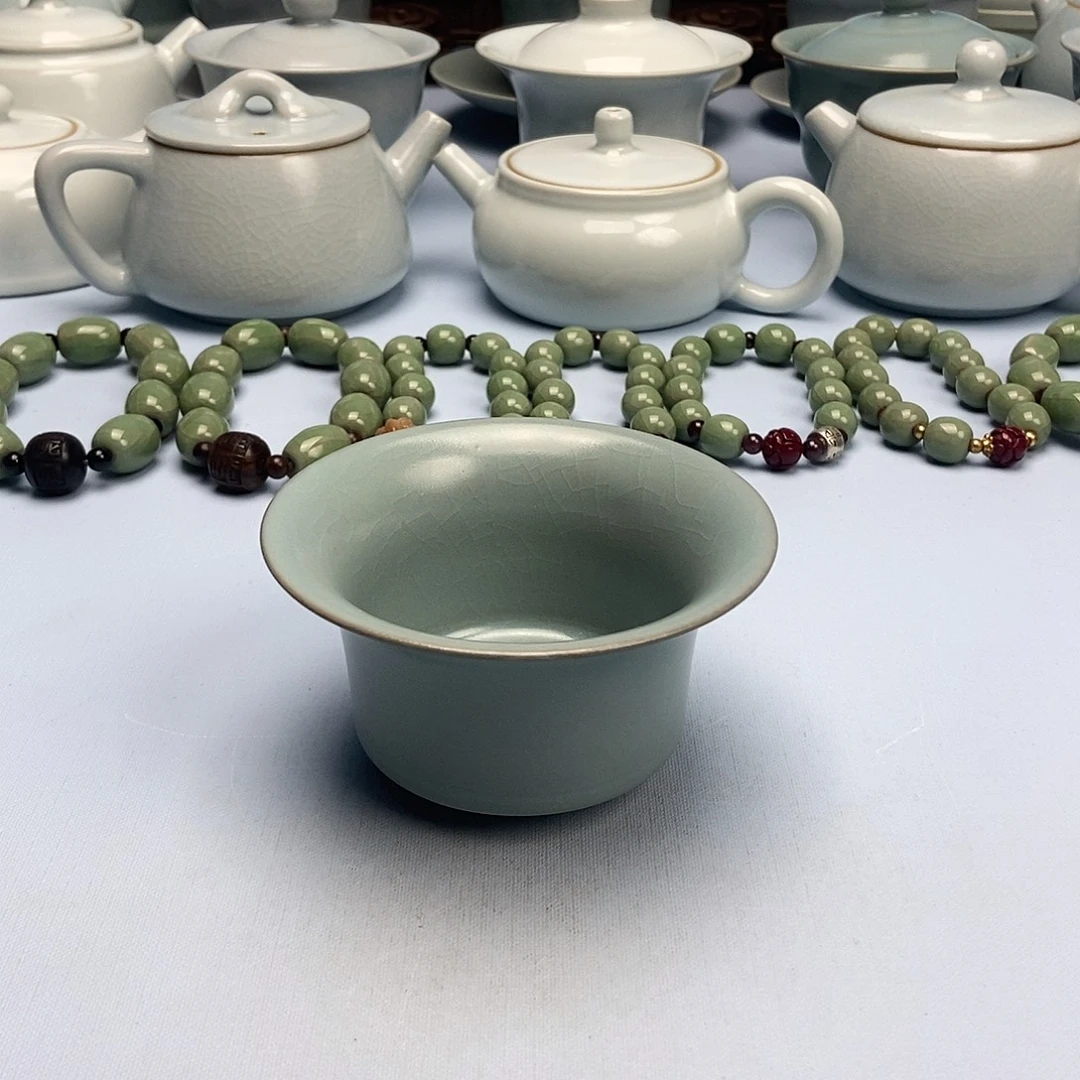 杯仿古釉马蹄杯原矿原釉原产地