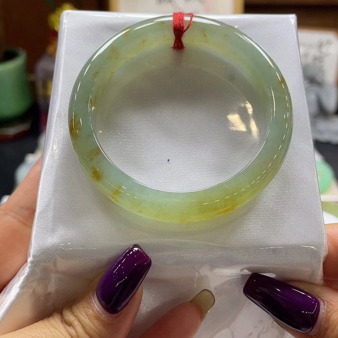 翡翠未镶嵌手镯9 号链接