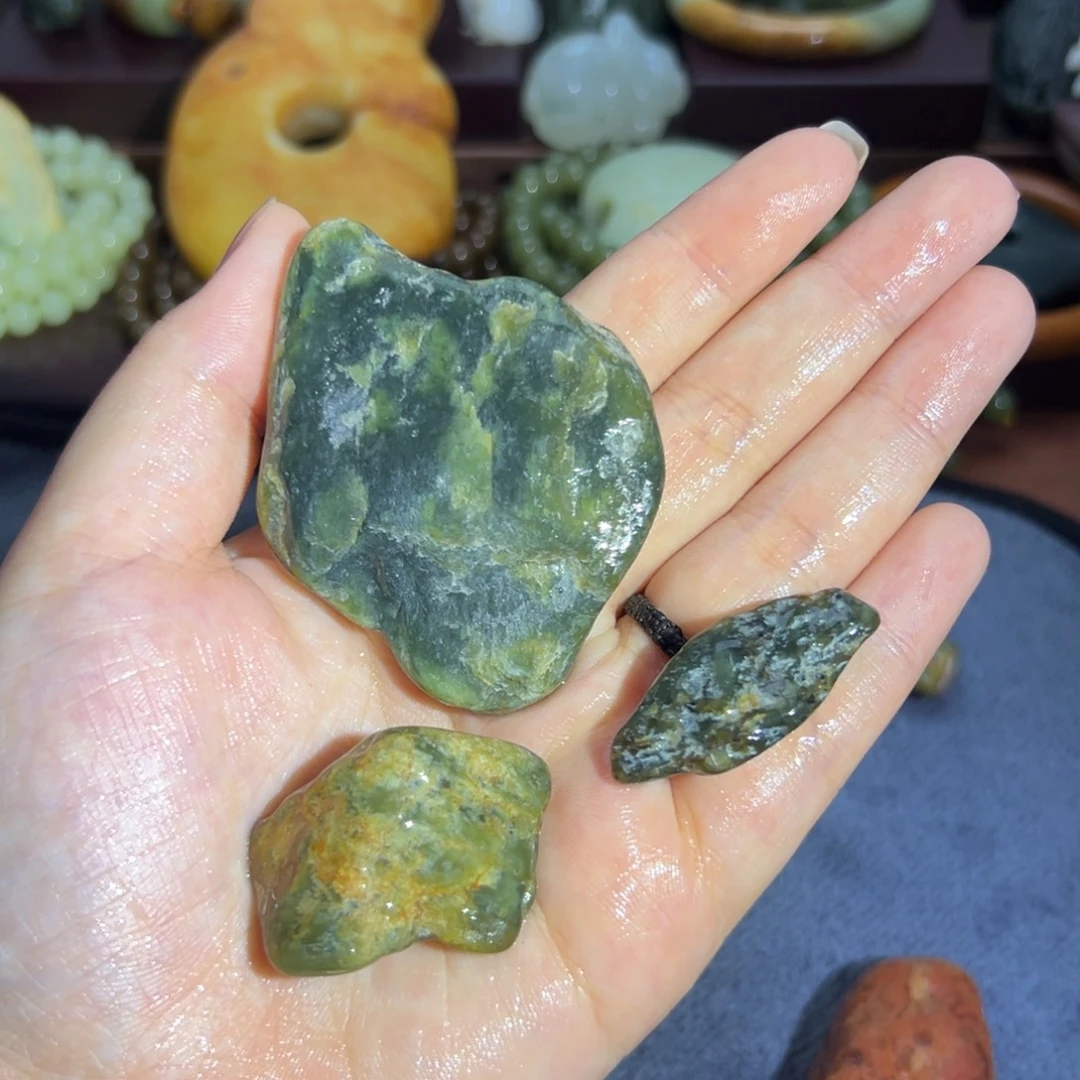 和田玉未镶嵌珠宝奇石