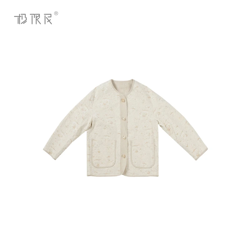 极限民《溪亭》春季重工轻奢刺绣宽松新中式外套F5115F1103