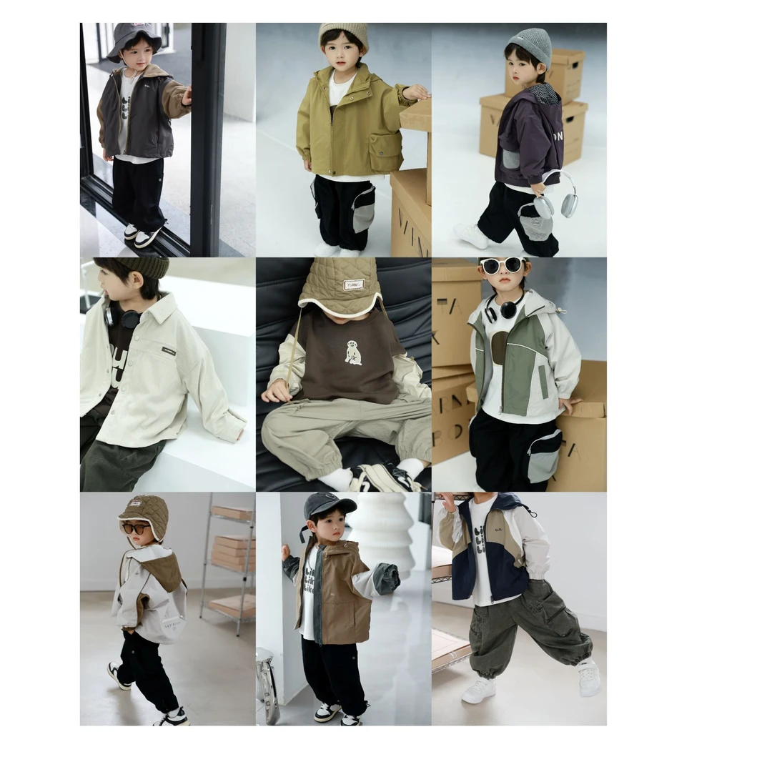 (100-150)   2025春季新款打底卫衣裤子洋气百搭