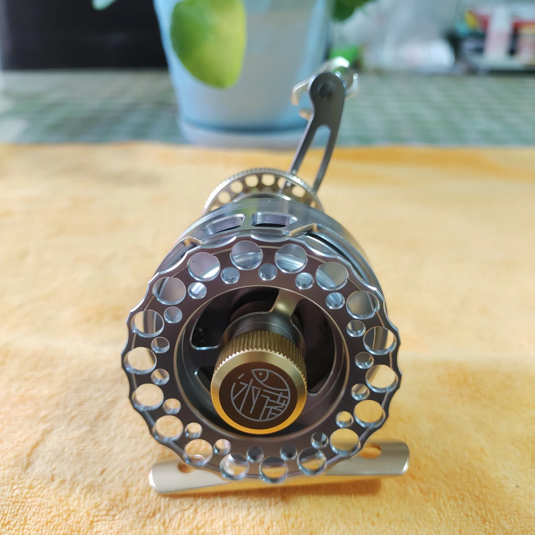 冰行者全金属精雕微铅缓降一键放线冰钓轮筏钓桥钓海钓冬钓渔线轮