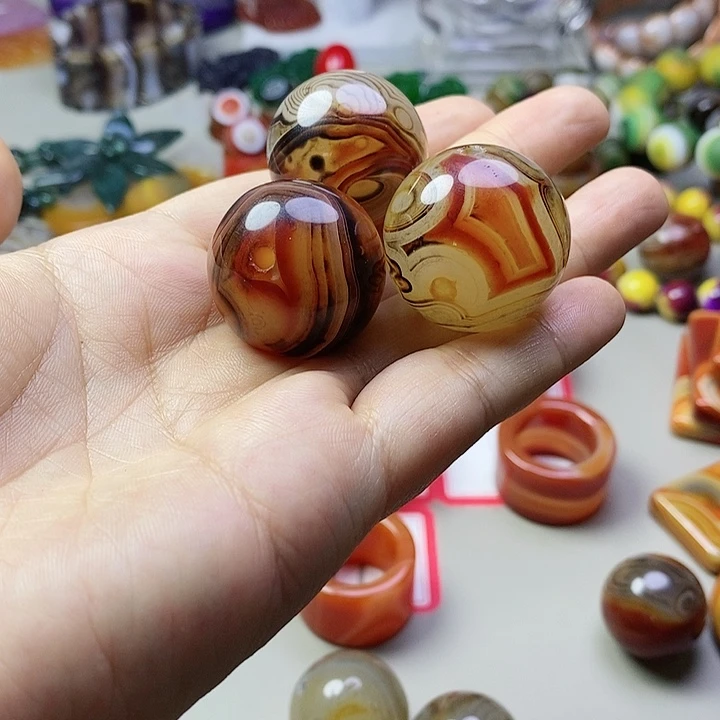 玛瑙/玉髓吊坠(不含链)未镶嵌菩*树