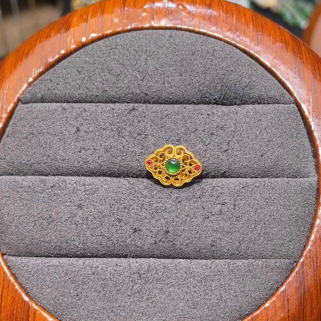 翡翠银S925镶嵌颈饰