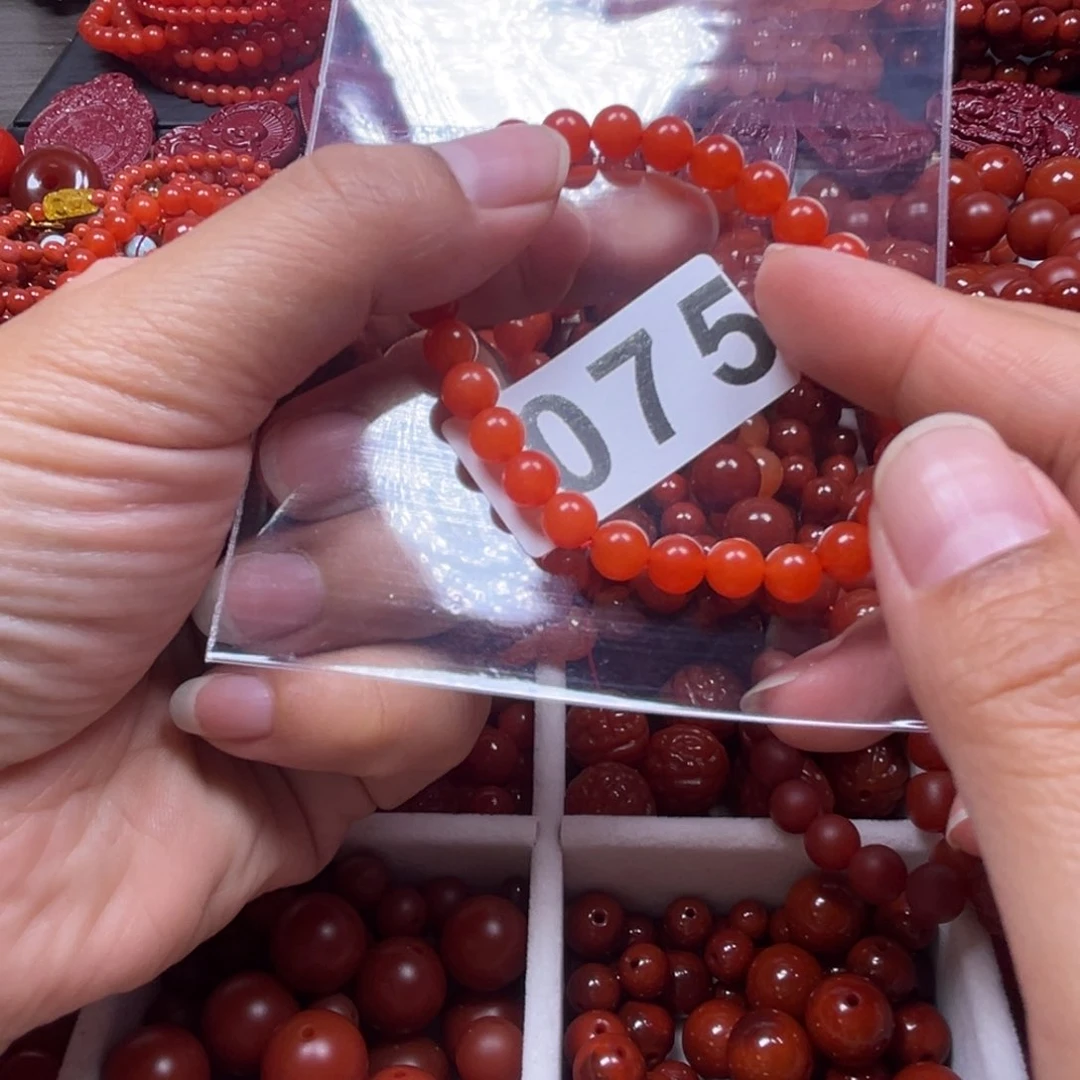 玛瑙/玉髓手链合金颖*