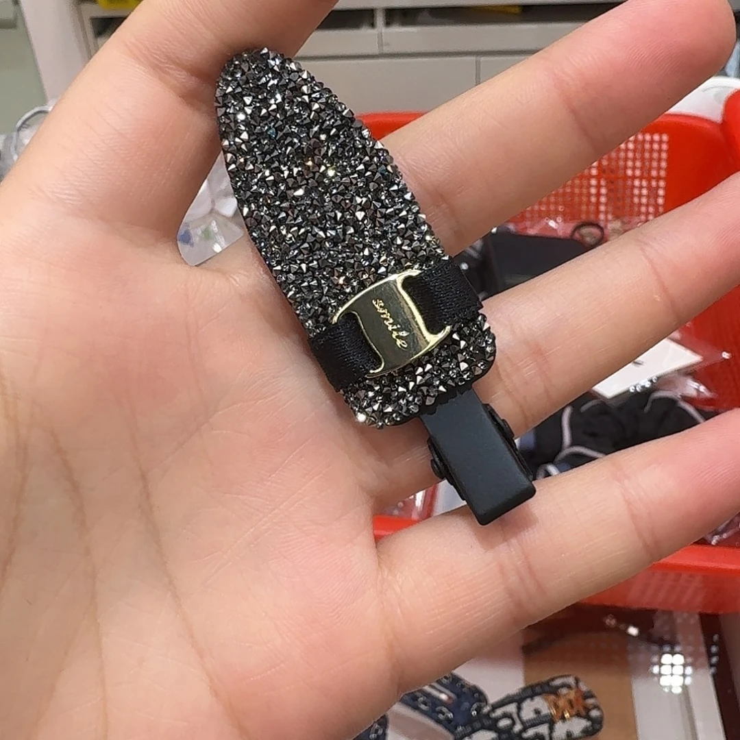 布艺铁合金无痕鸭嘴夹