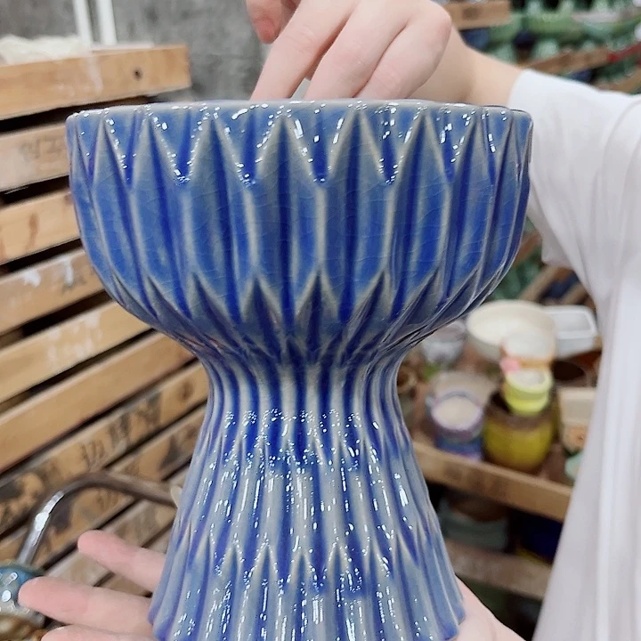 有孔.凑单10元陶瓷花盆发货！