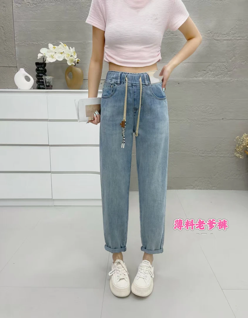 胖雪家2025显瘦裤子86876牛仔