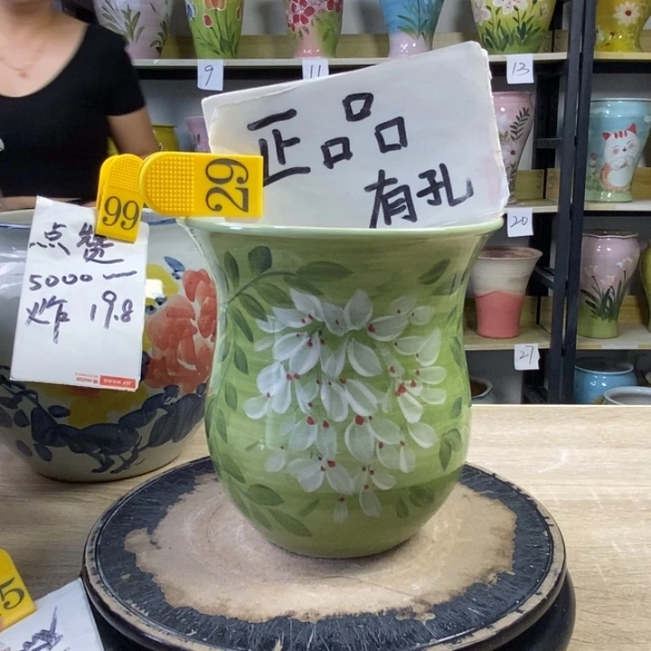 景德镇高温陶瓷花盆