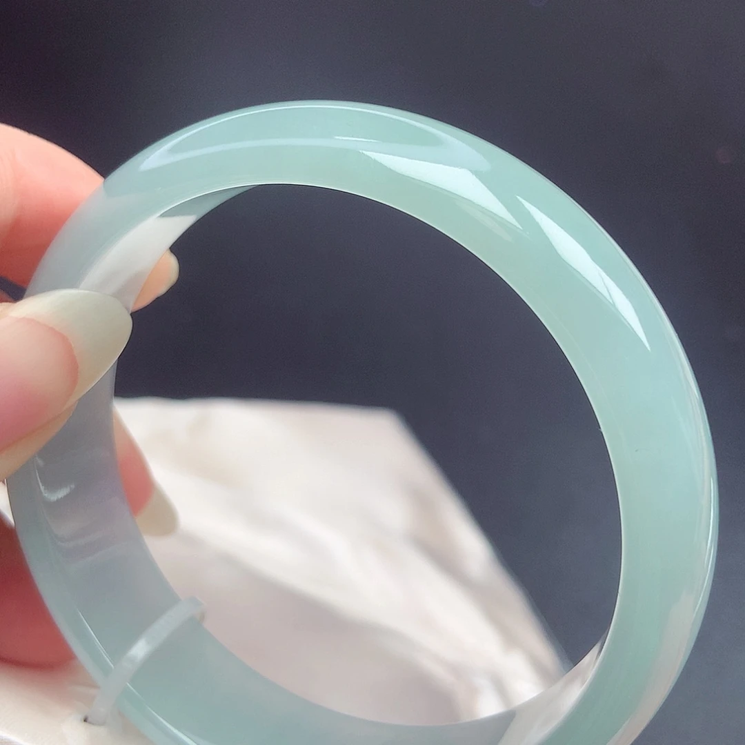 翡翠未镶嵌手镯58.8圈口