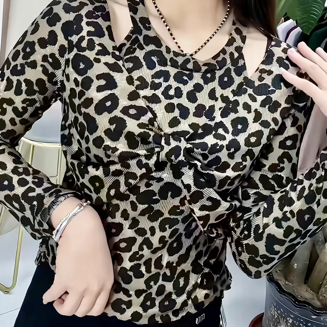 早秋新款大码女装时尚洋气百搭蝴蝶结假两件显瘦上衣T恤