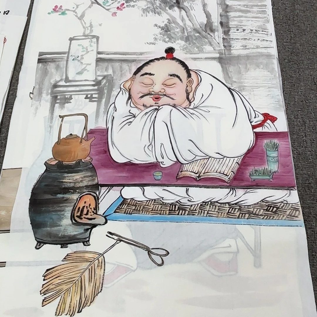 国画国画作品多次在国内外大展