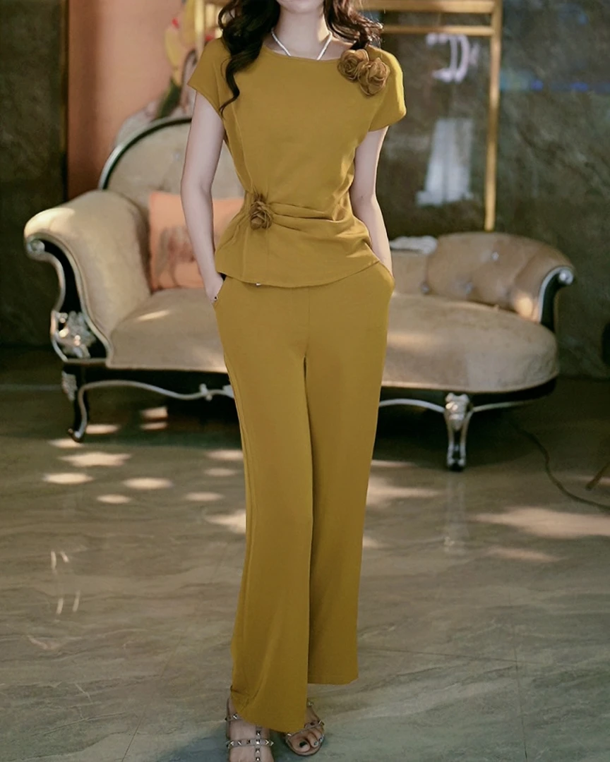 SEJI/瑟纪【摩登格调】重工法式气质时尚套装