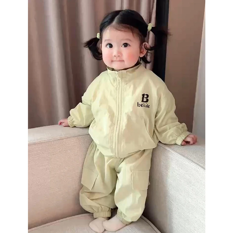 【冲锋衣套装】婴儿童春秋外出服两件套宝宝套装新生儿小童C21