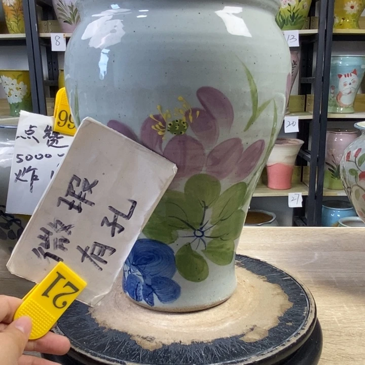 景德镇高温陶瓷花盆