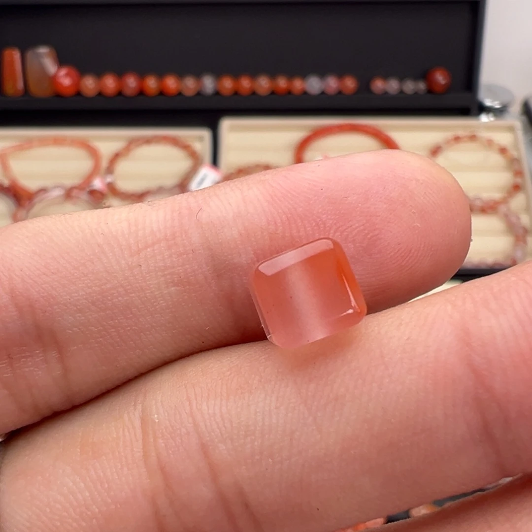 未镶嵌川料南红玛瑙方糖