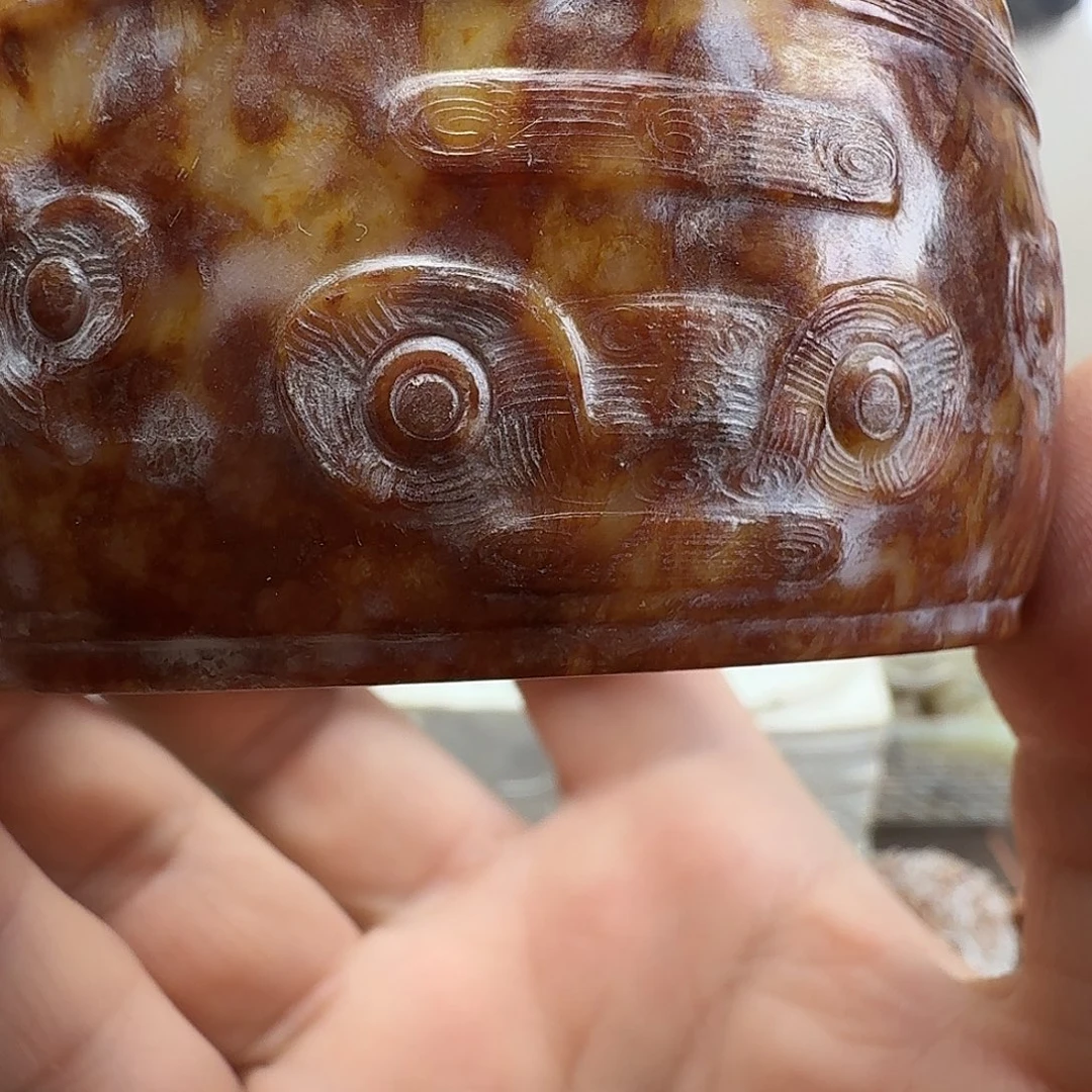 川***曲手工艺品钧瓷精美器物釉色浑厚