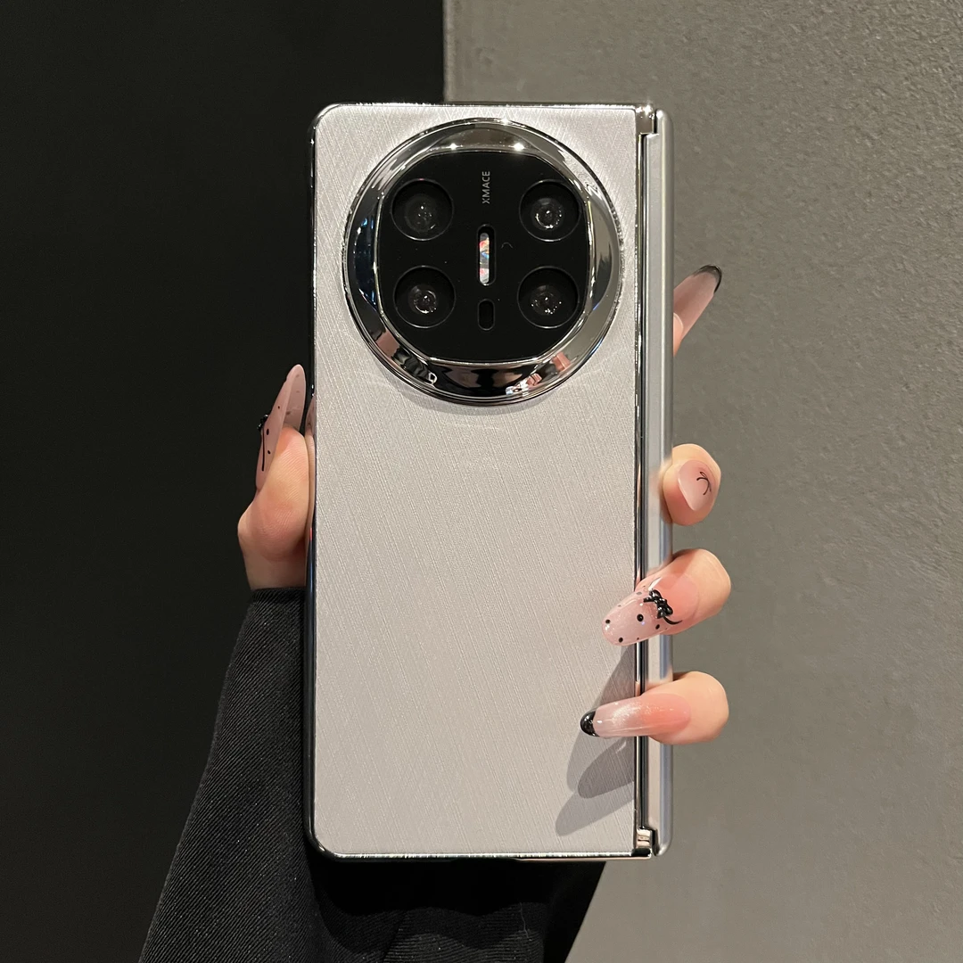 金丝银锦适用华为MateX6典藏版折叠屏手机壳磁吸中轴全包防摔简约