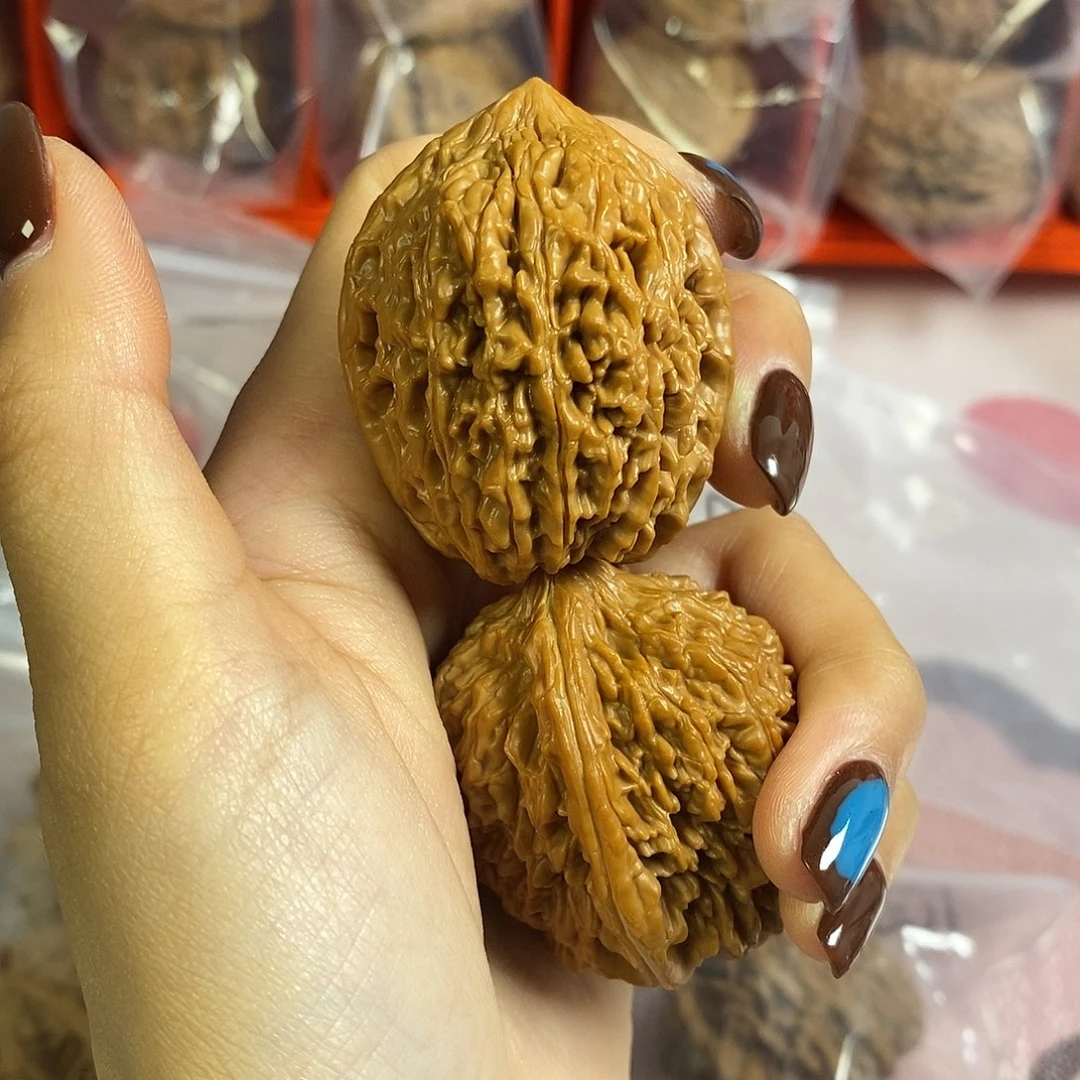 吊坠文玩核桃35蒜头166