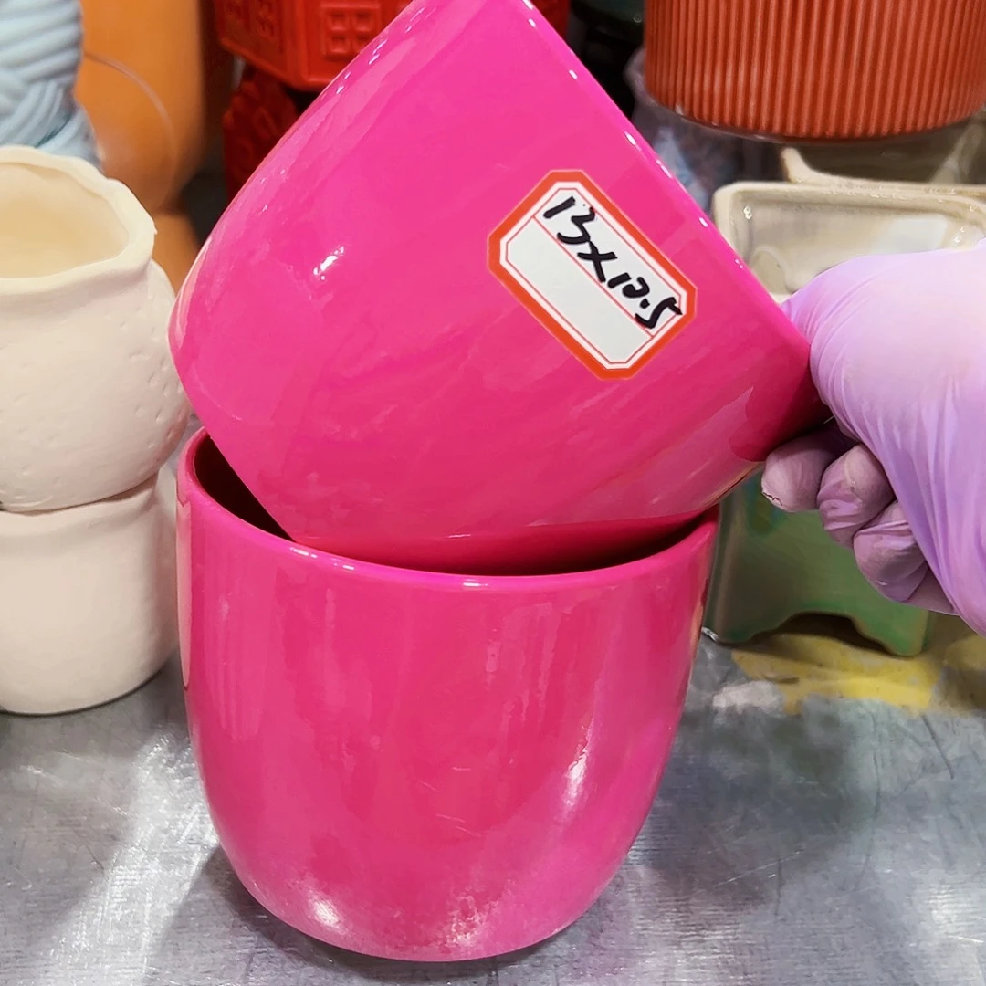 外贸尾单陶瓷花盆凑单10米包邮