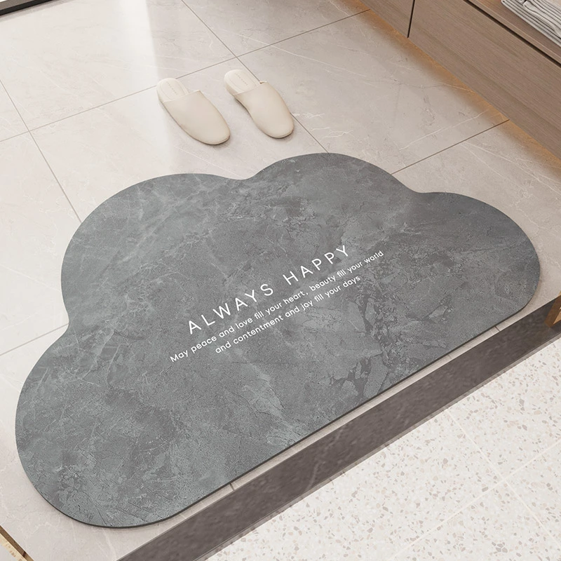 卫生间地垫浴室门口脚垫硅藻泥吸水垫厕所专用