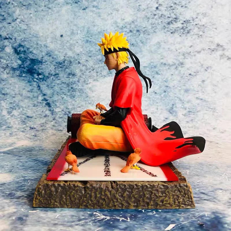 火隐忍者GK 仙鸣 仙人鸣人 打坐 流风 对战 佩恩篇 共鸣手办