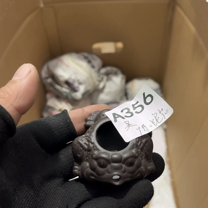 雾***纱瓷片茶摆件工艺品摆件666