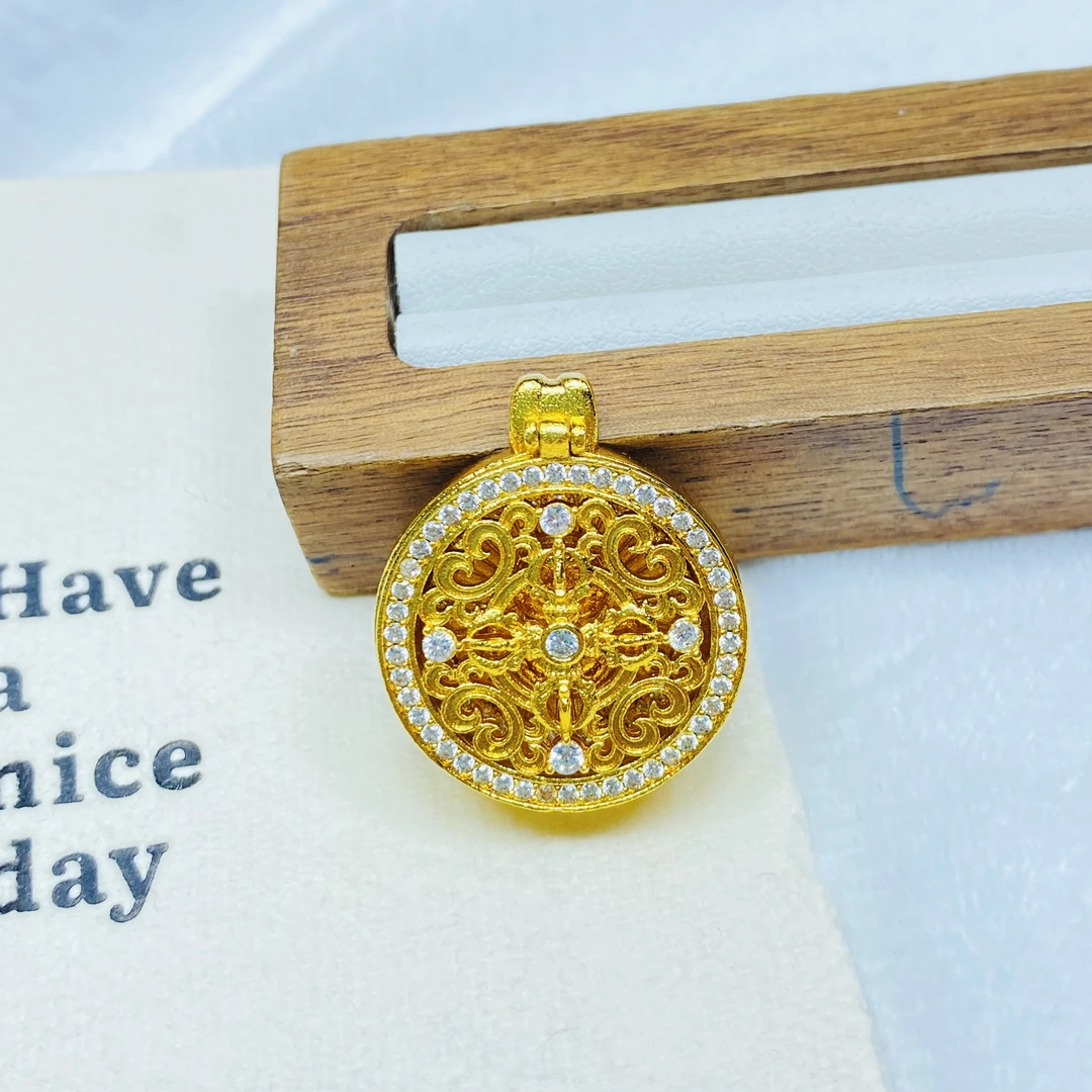 吊坠 YG黄色杵可开佛公吊坠多样性发货46520