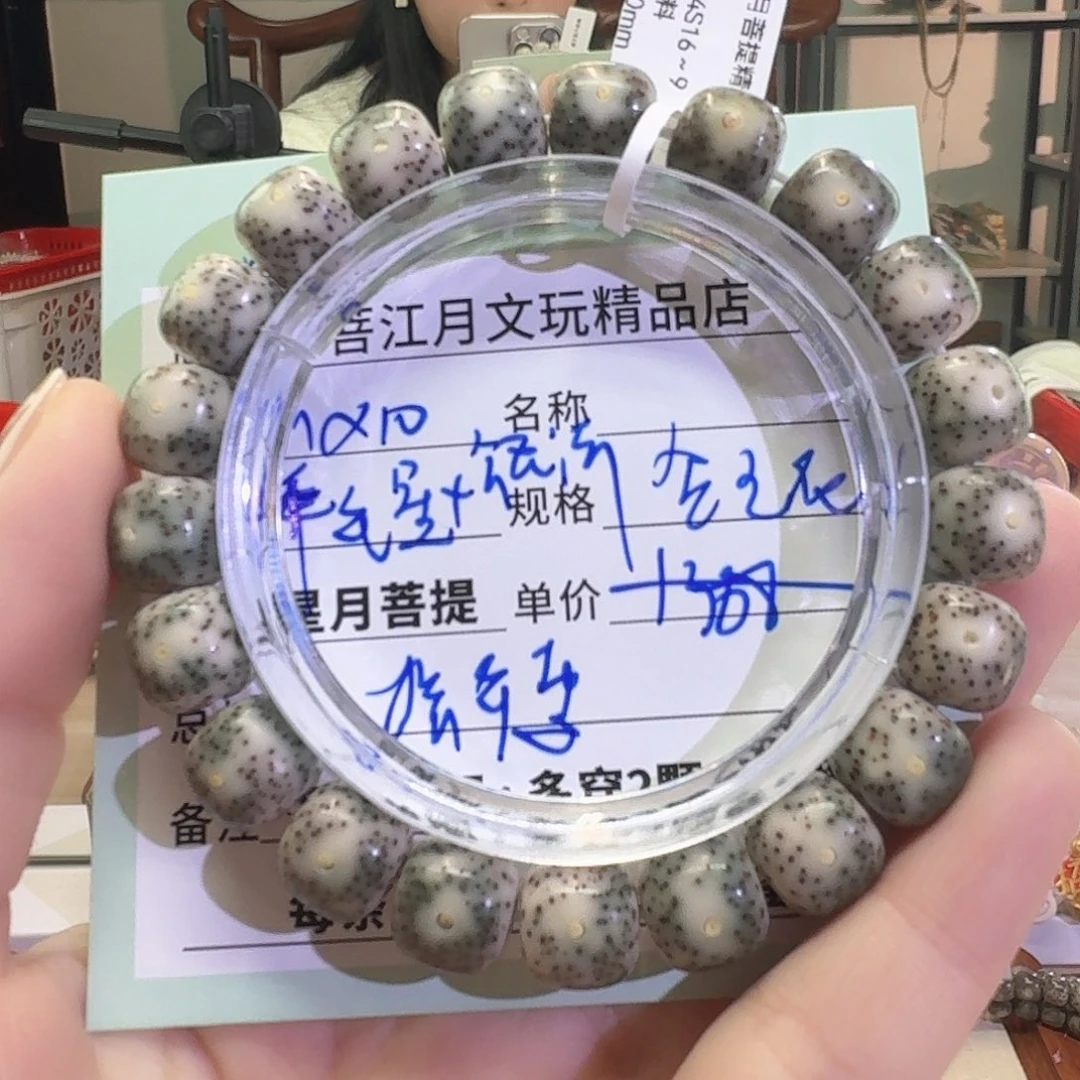 星月菩提手串星月菩提海南同枝果A16