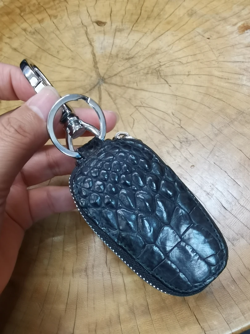 鳄鱼皮车钥匙包 鳄鱼皮车钥匙包
