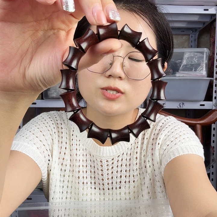 檀香紫檀（小叶紫檀）小叶紫檀竹节