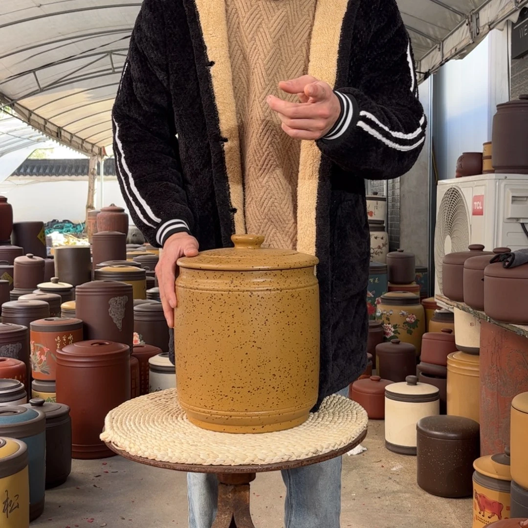 茶叶罐紫砂10 饼茶叶罐