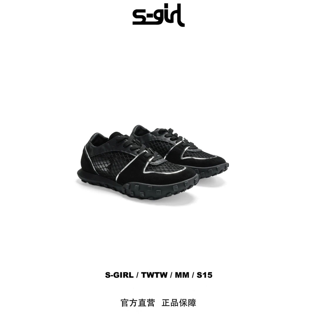 SGIRL TWTW［A526-2］网面透气厚底休闲运动鞋女轻便德训鞋ins潮