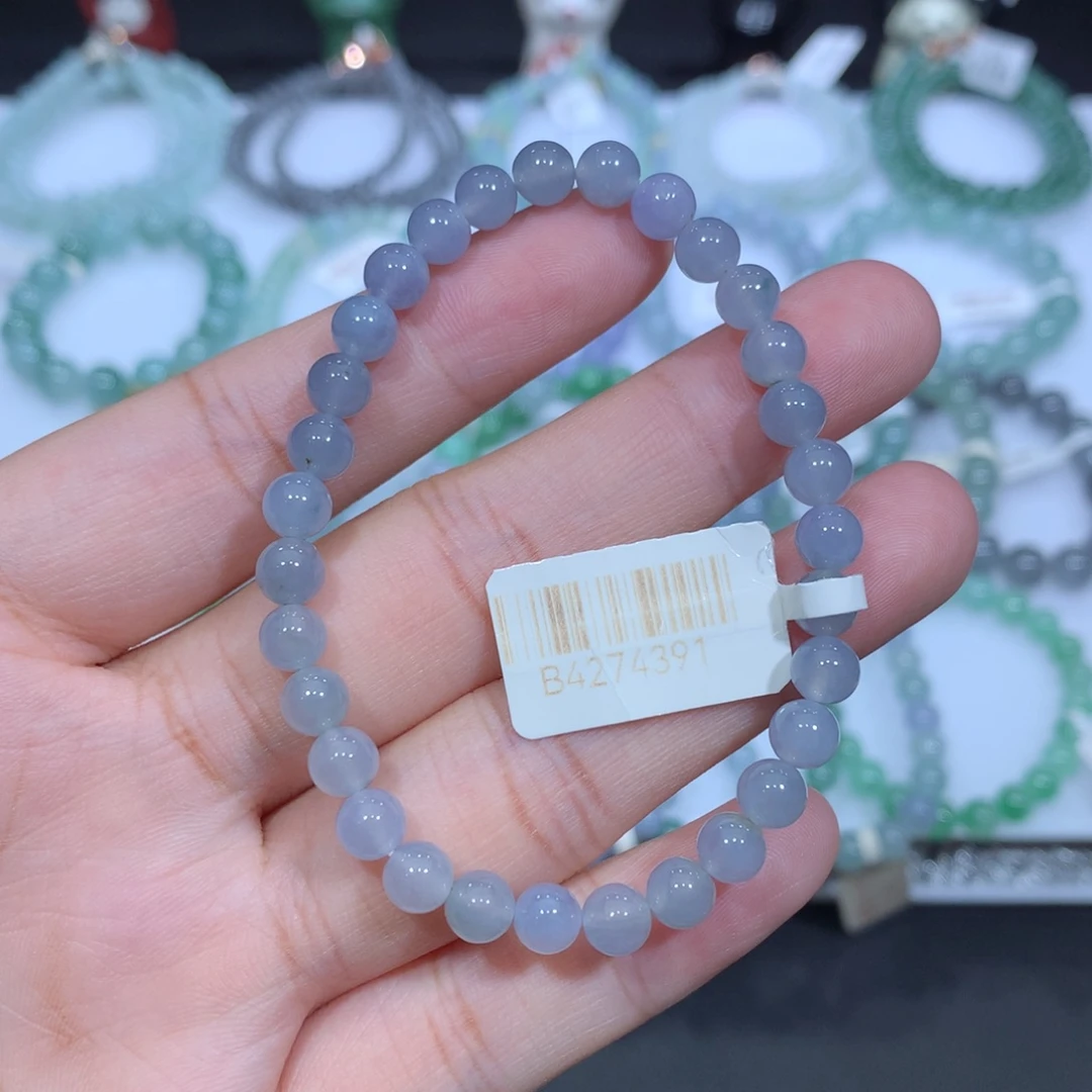 未镶嵌手串翡翠天然