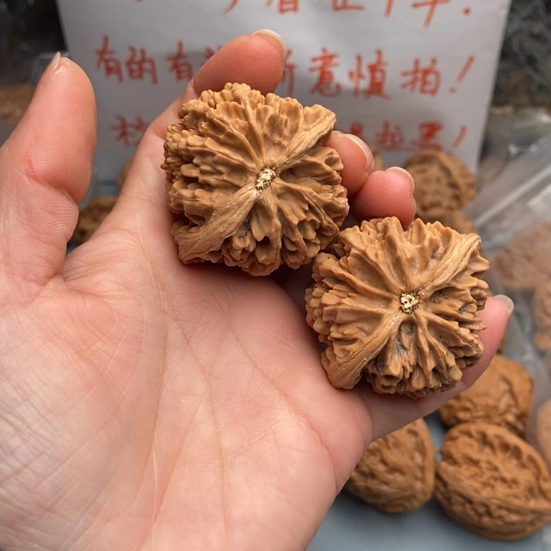 文玩核桃把件不***块状元冠15