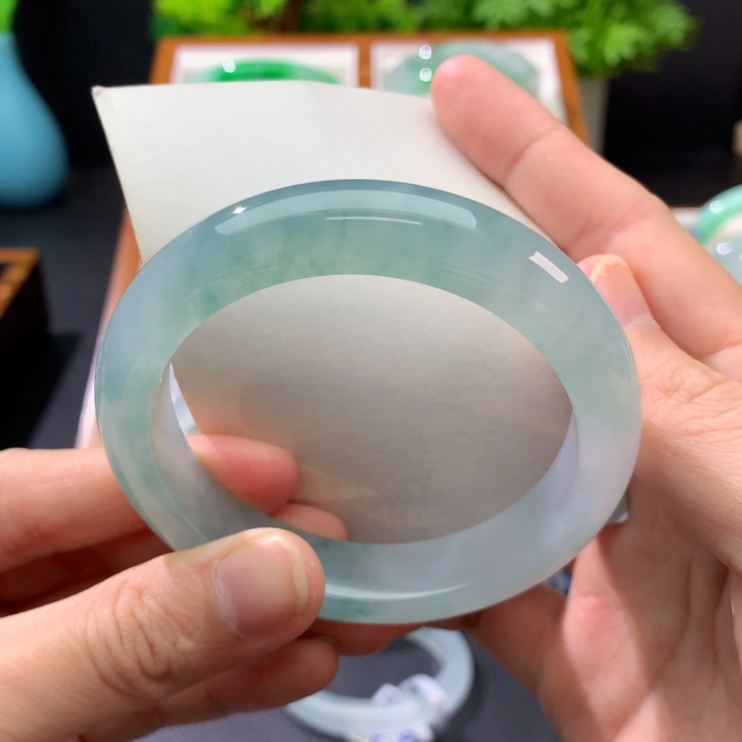 翡翠未镶嵌手镯闪购 14