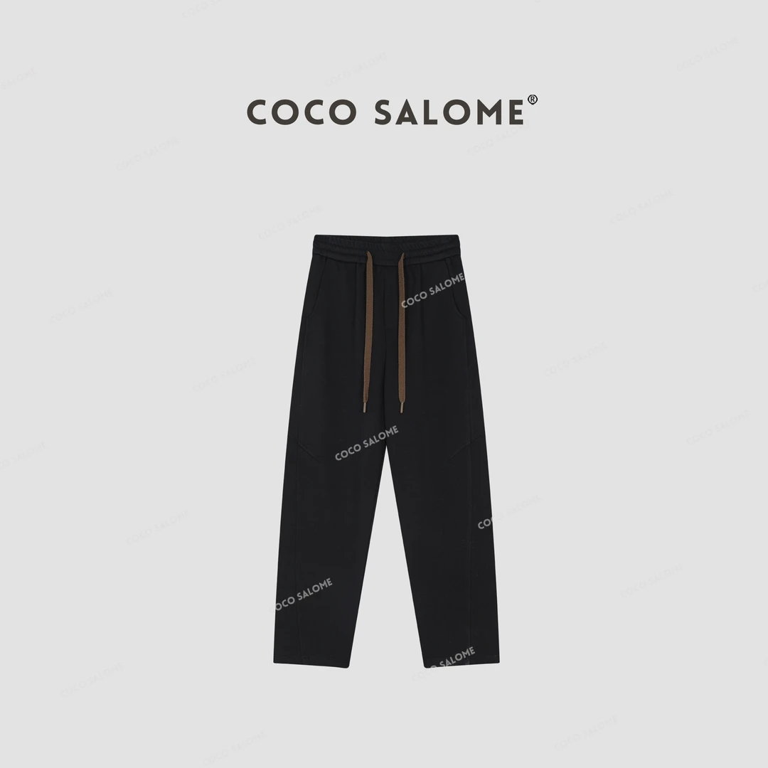 COCO SALOME⑥【休闲美学】2025早春290g简约百搭休闲裤222H