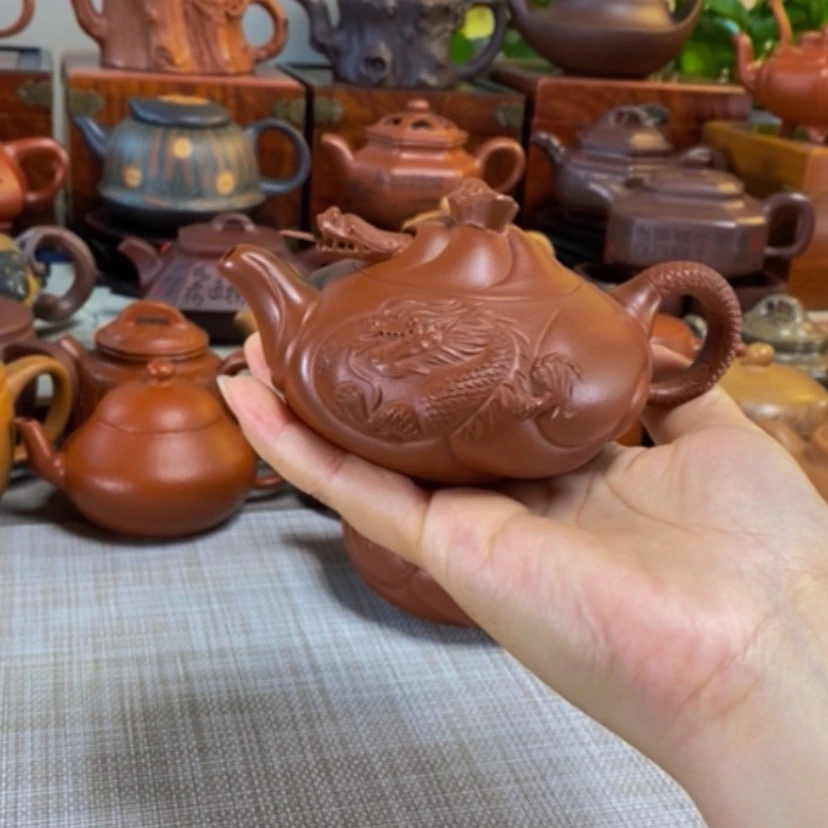【闪购商品】茶壶紫砂鱼化龙200毫升