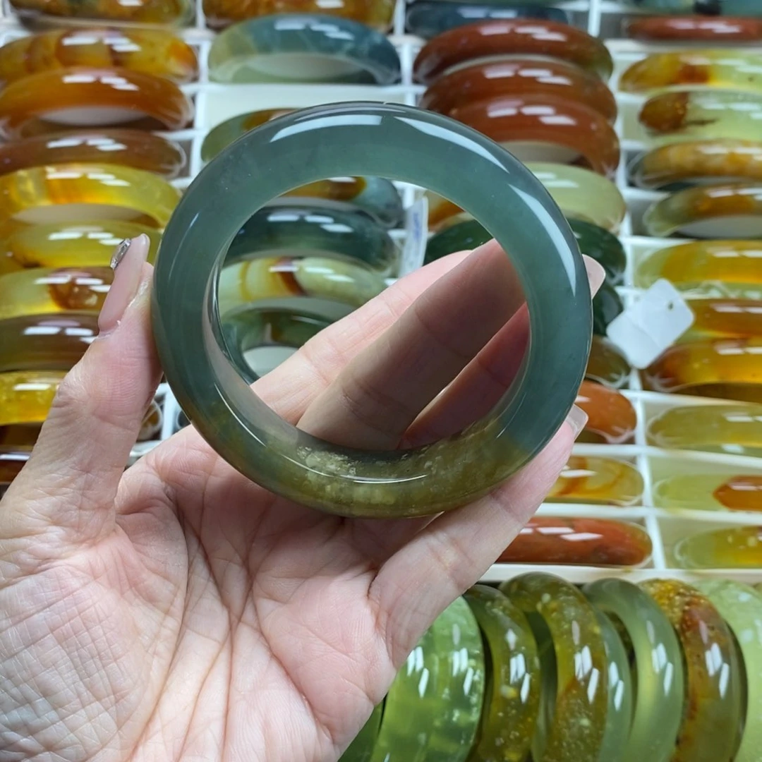 未镶嵌蛇纹石玉手镯59