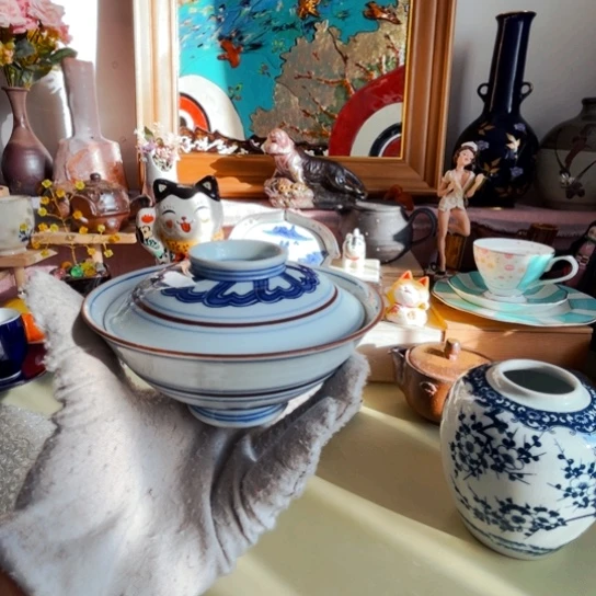 紫砂茶盘韩*三小玄子海外回流瓷器