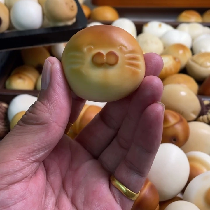 菩提根/象牙果吊坠瑕疵海豹头