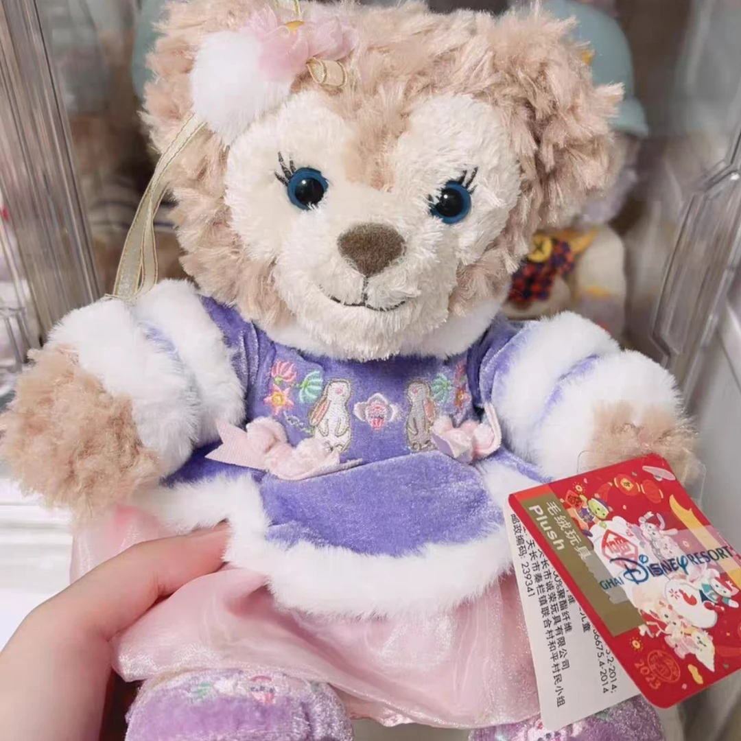 上迪乐园正品新春兔年雪莉玫毛绒公仔