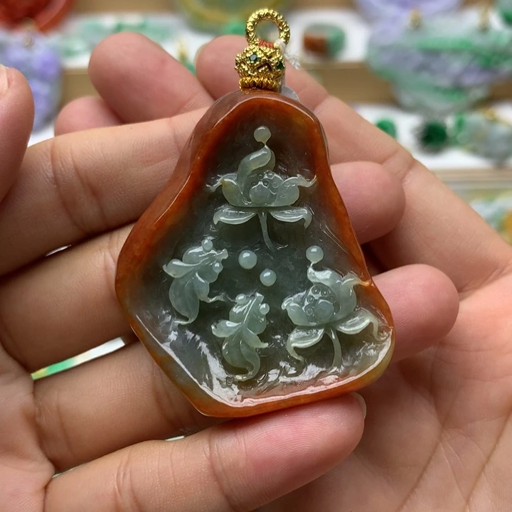 颈饰未镶嵌翡翠翡翠