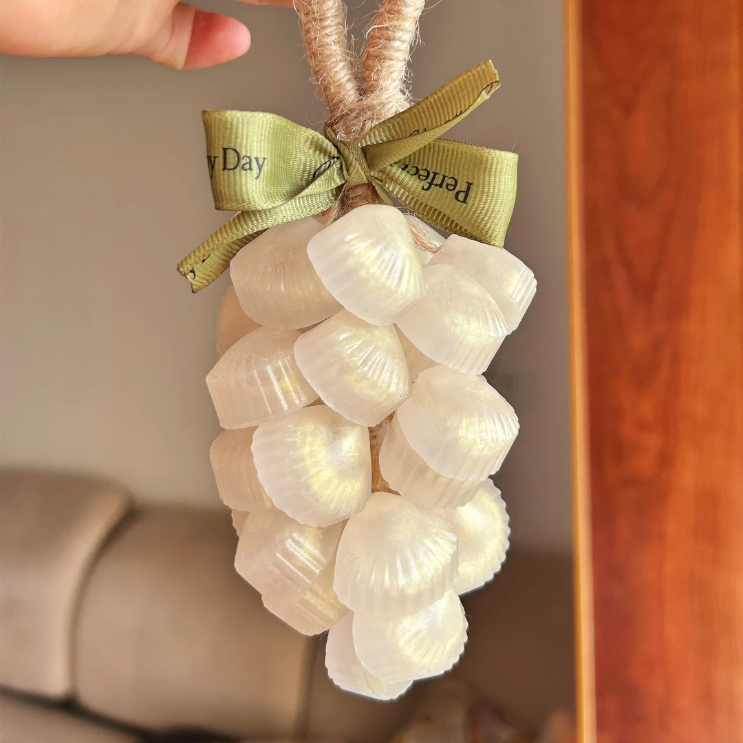 【珍珠贝】原创手工串葡萄皂仿真留香洗手挂香香薰生日礼伴手礼