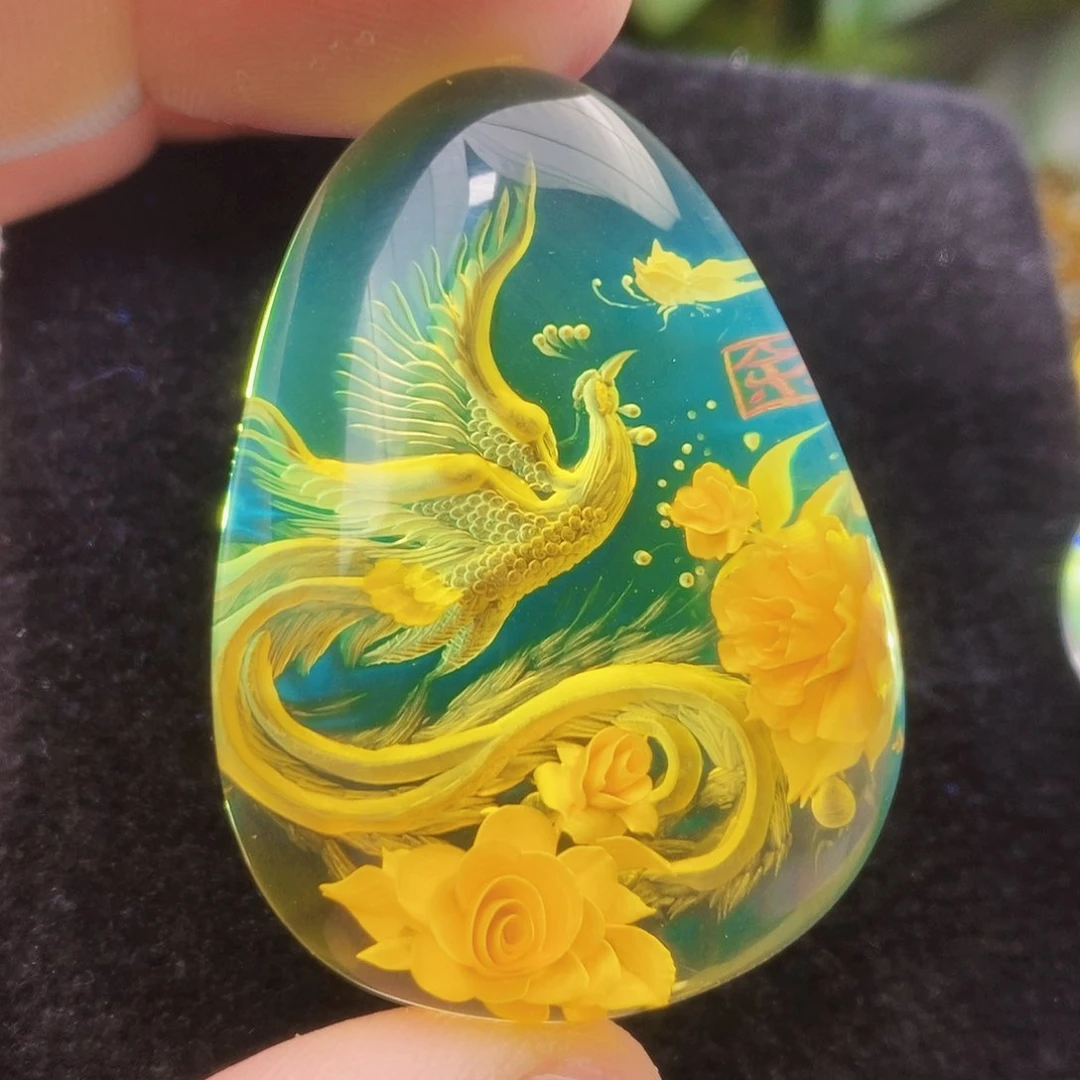 【闪购商品】金珀吊坠(不含链)未镶嵌
