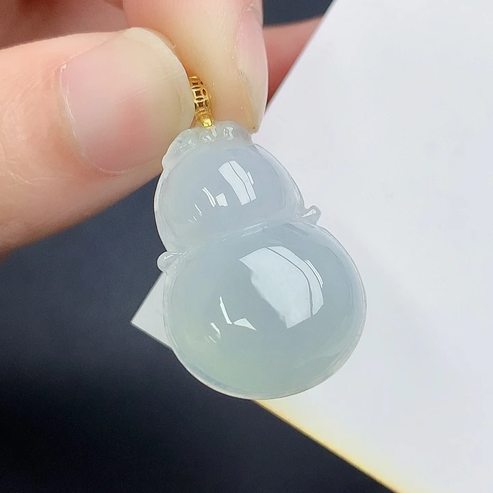 颈饰银S925镶嵌翡翠