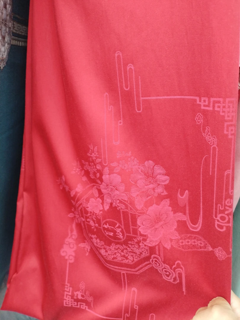 秋季春季冬季百支臻丝提花段被罩4.2床品套件粉色婚庆羽毛muji风