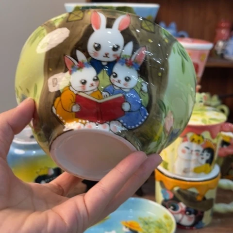 炉景德镇釉下手绘陶瓷